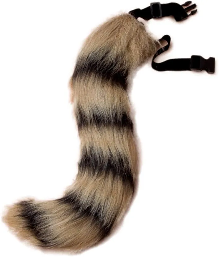 JUNBOON Faux Fur Tail for Cosplay Halloween Party Costume