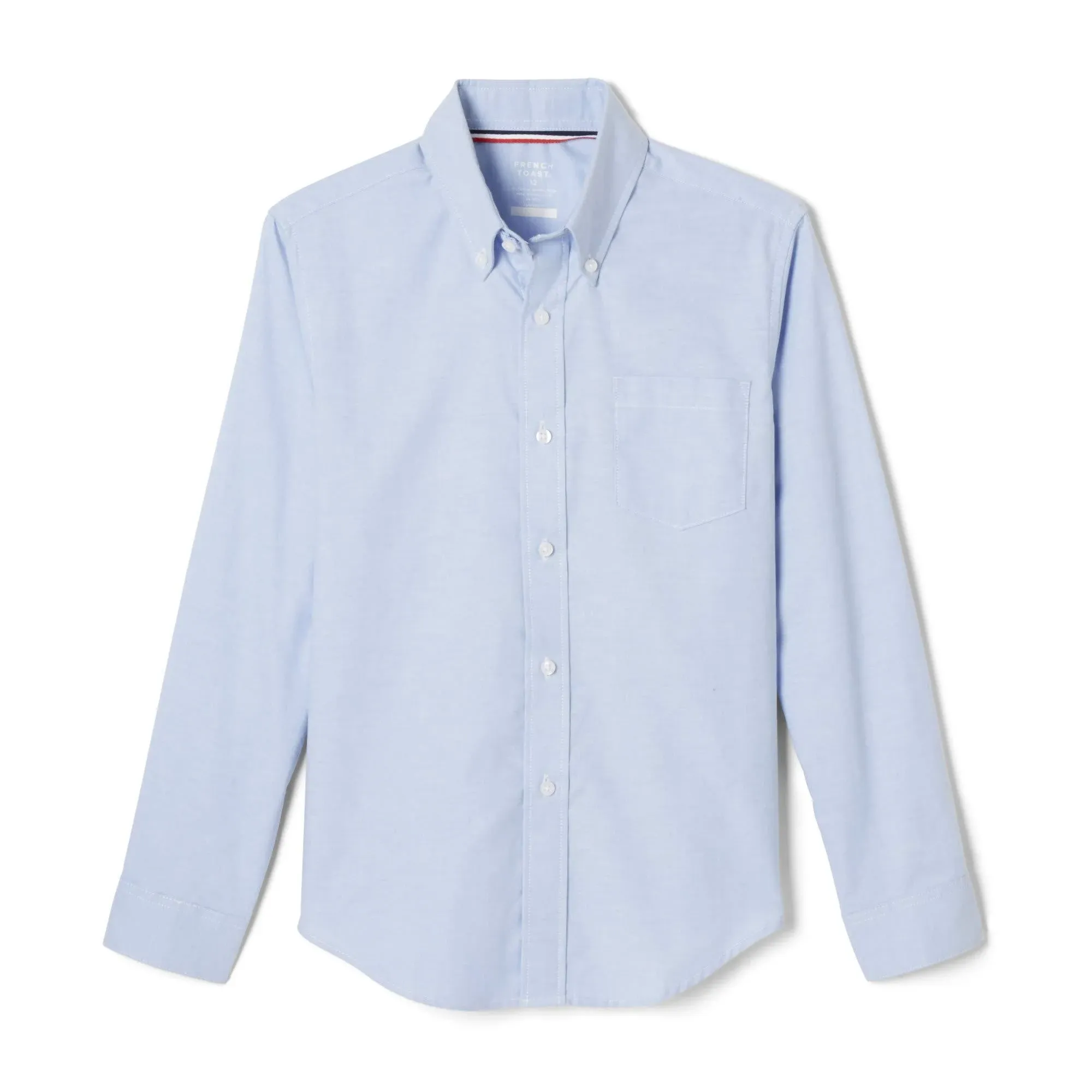 French Toast Boys' Long Sleeve Oxford Shirt (Standard & Husky)