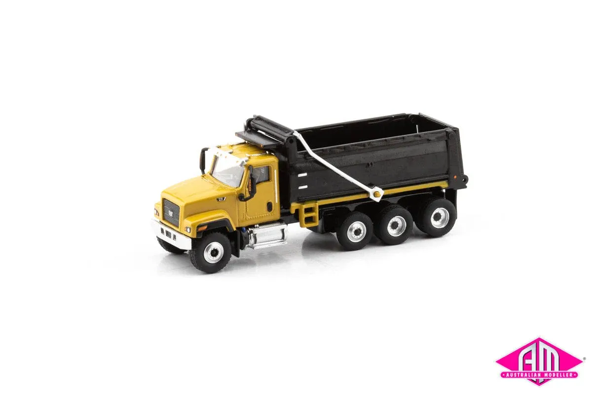 Cat Caterpillar CT681 Dump Truck Yellow and Black High Line Series 1/87 (HO ...