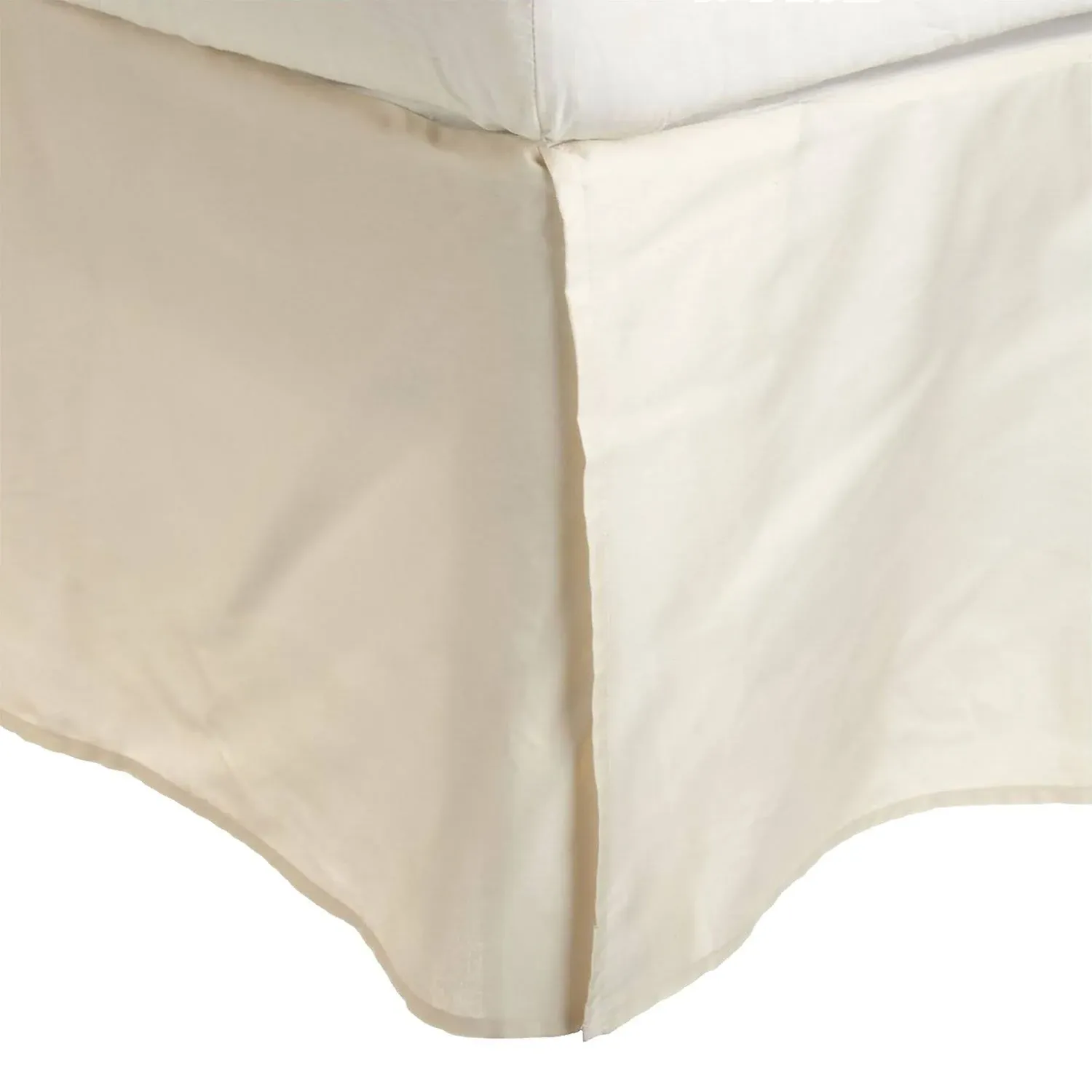 Superior 300 Thread Count 100% Egyptian Cotton Solid Bed Skirt - Queen - Ivory