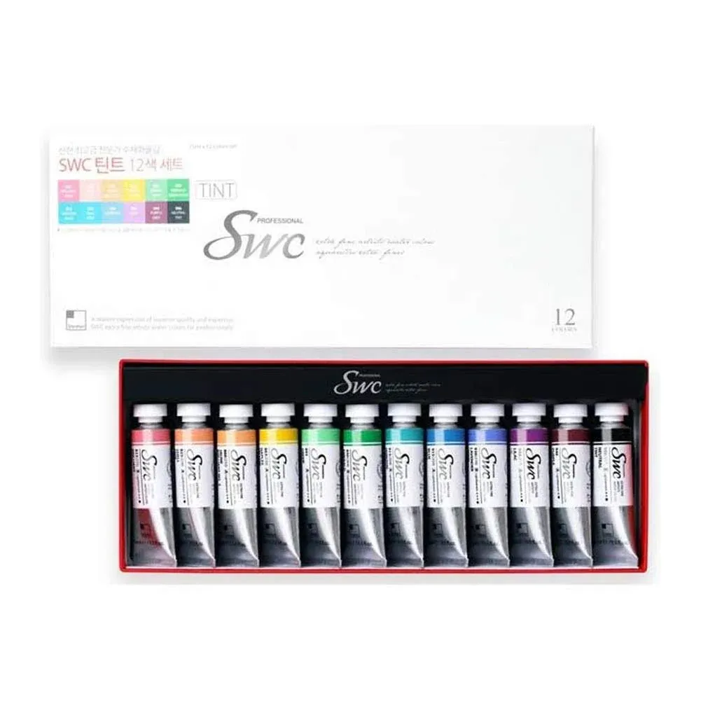 SWC Shinhan Tint Premium Professional Artist Grade Watercolor Paint Set