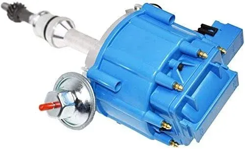 A-Team Performance 65K Coil Complete HEI Distributor, Spark Plug Wires, and ...