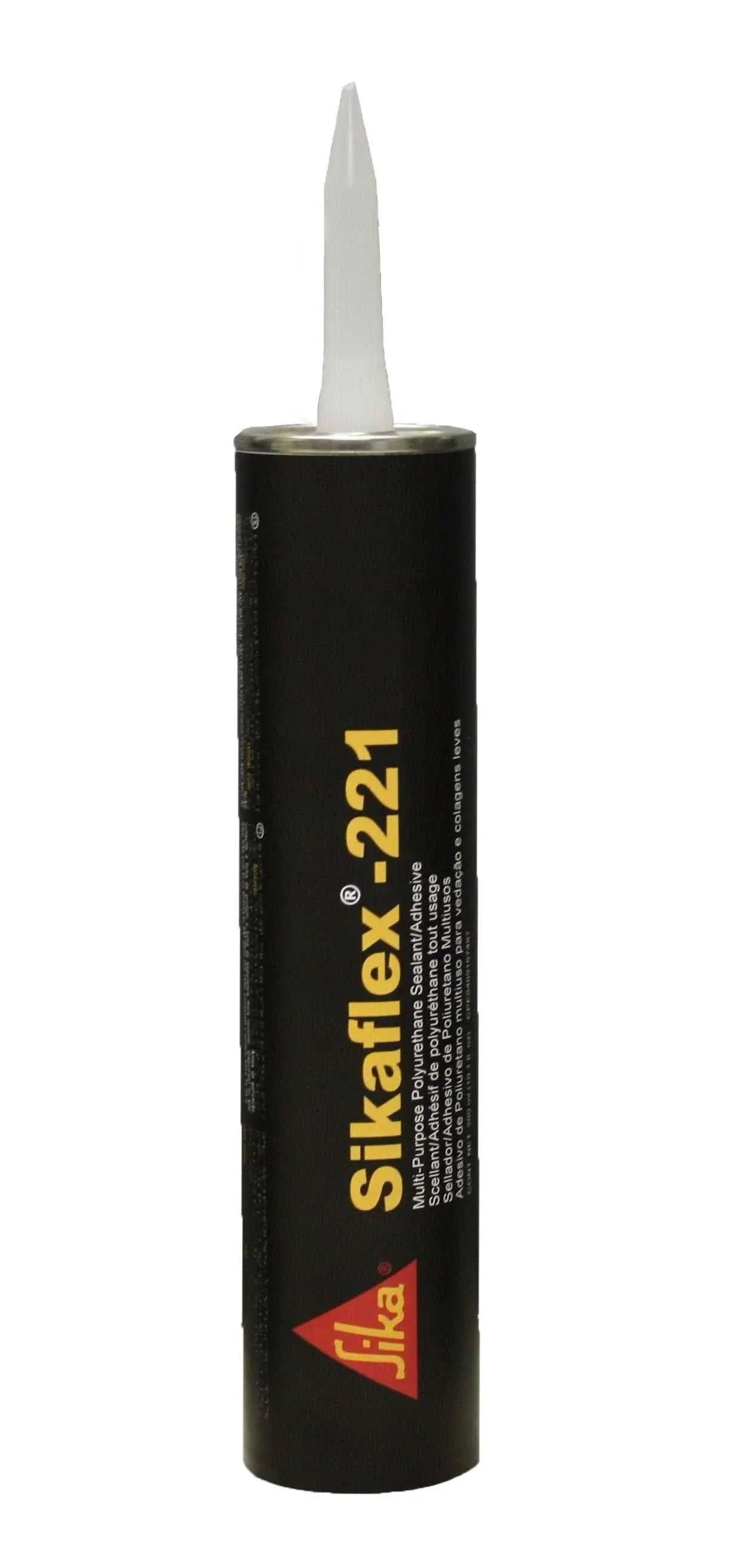 Sika Sikaflex 221 Multi-Purpose Polyurethane Sealant-Adhesive - 10.3oz(300ml) Cartridge - White