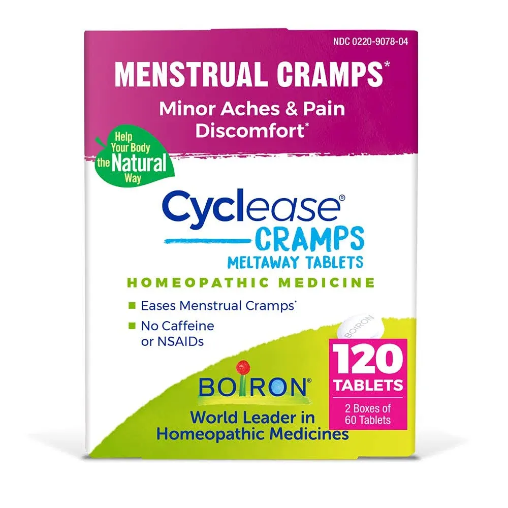 Boiron Cyclease Cramp Twin Pack, 120 Tablets Count