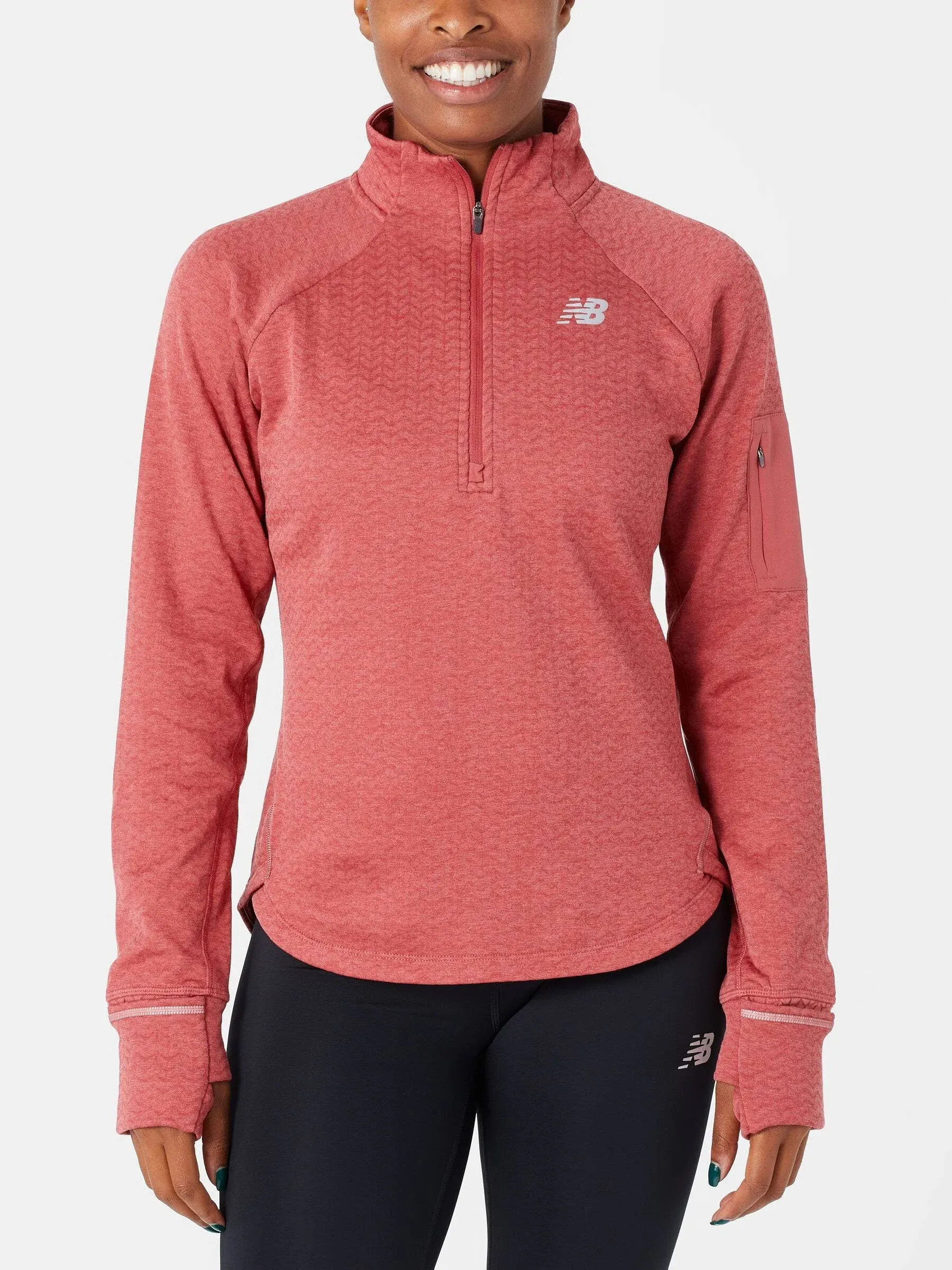 New Balance Women's NB Heat Grid Half Zip 22 Pullover