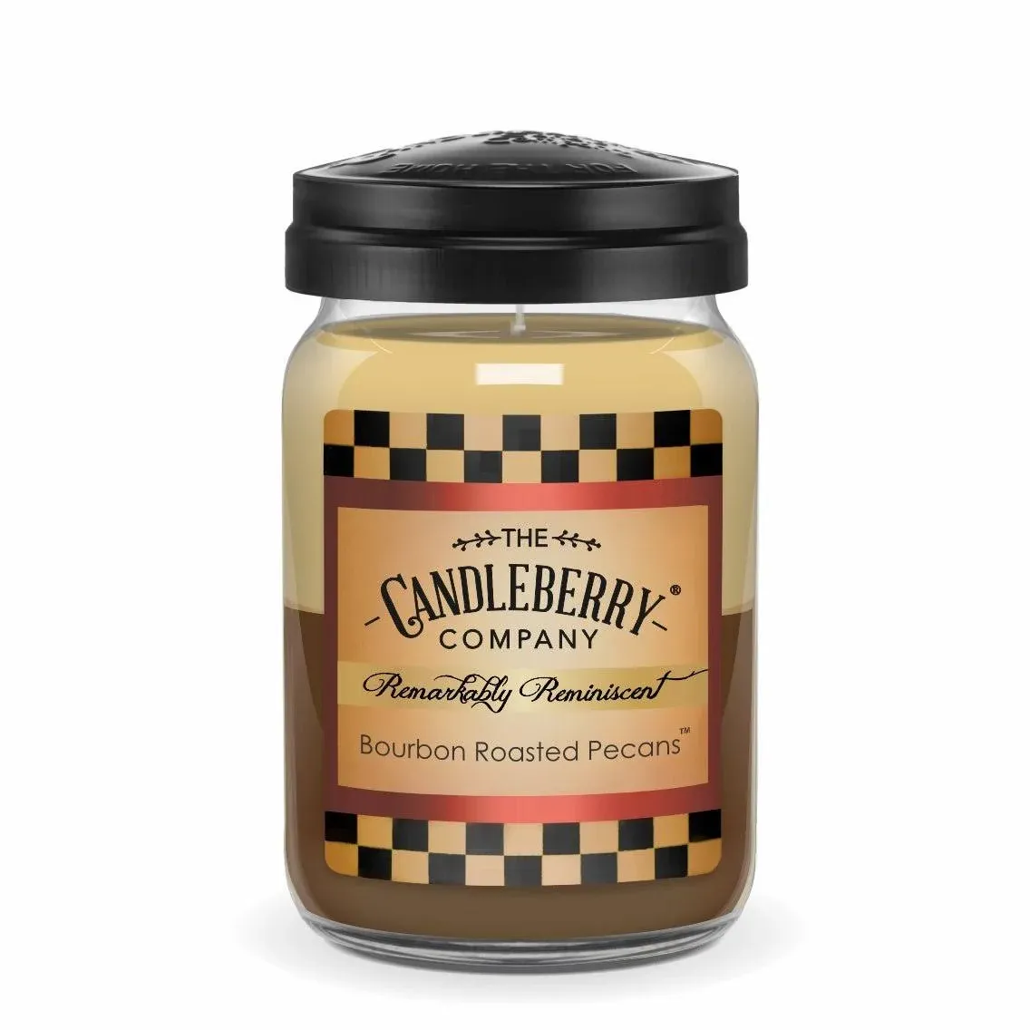 Candleberry Bourbon Roasted Pecans 26oz. Jar