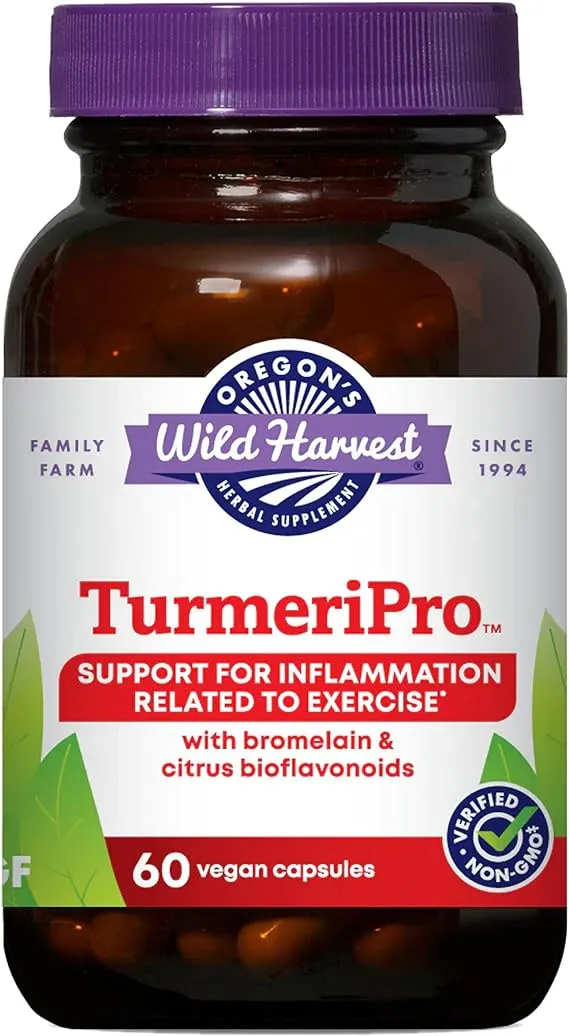 Oregon's Wild Harvest TurmeriPro™ Capsules, Non-GMO Herbal Supplements, 60 Count