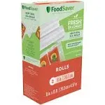 FoodSaver Clear Vacuum Sealer Roll 2 pk