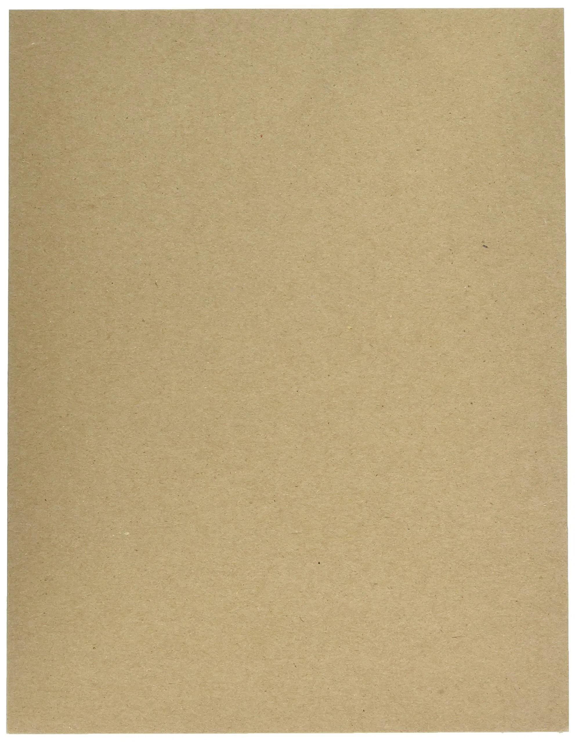 Brown Kraft Chipboard – Medium Weight 30 Point (0.03 inch) Cardboard | Thick and Sturdy, Great for Arts and Crafts, Packaging, Scrapbooking, Notepad Backing | 25 Chipboard Sheets | 6" x 9"