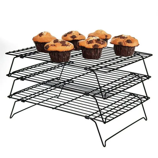 Tier Cooling Rack, Stackable Baking Rack Shelf, Kitchen Cookie Cooling Rack ...