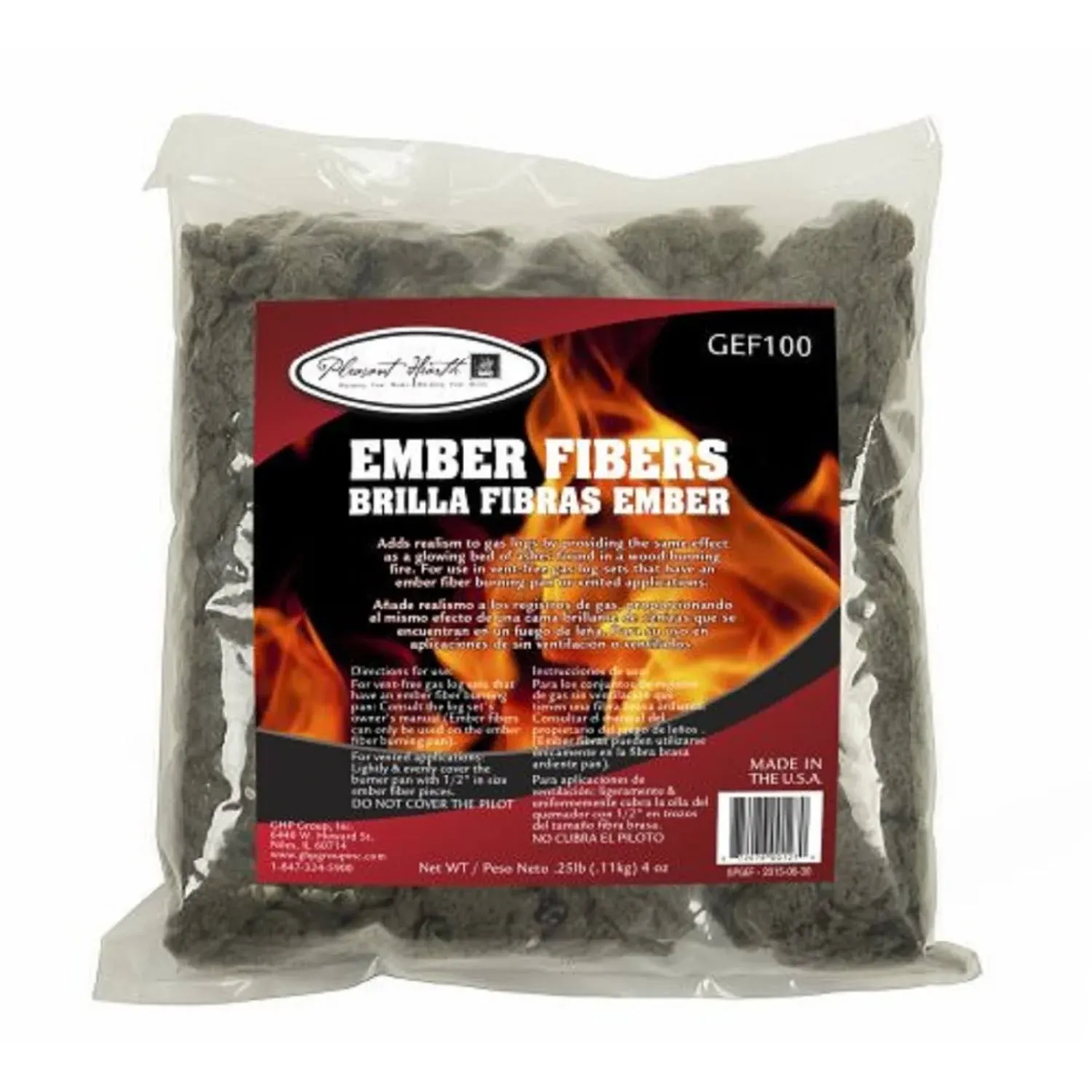 Pleasant Hearth GEF100 Glowing Ember Fiber (4 oz.)