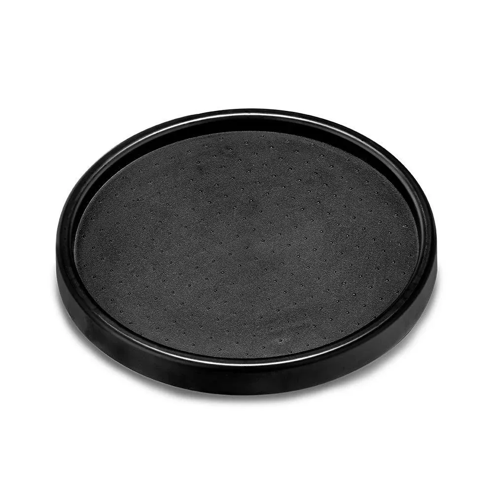 10&#034; Turntable-Carb<wbr/>on Collection Non-Slip Base, Soft-Grip Surface, Single Level