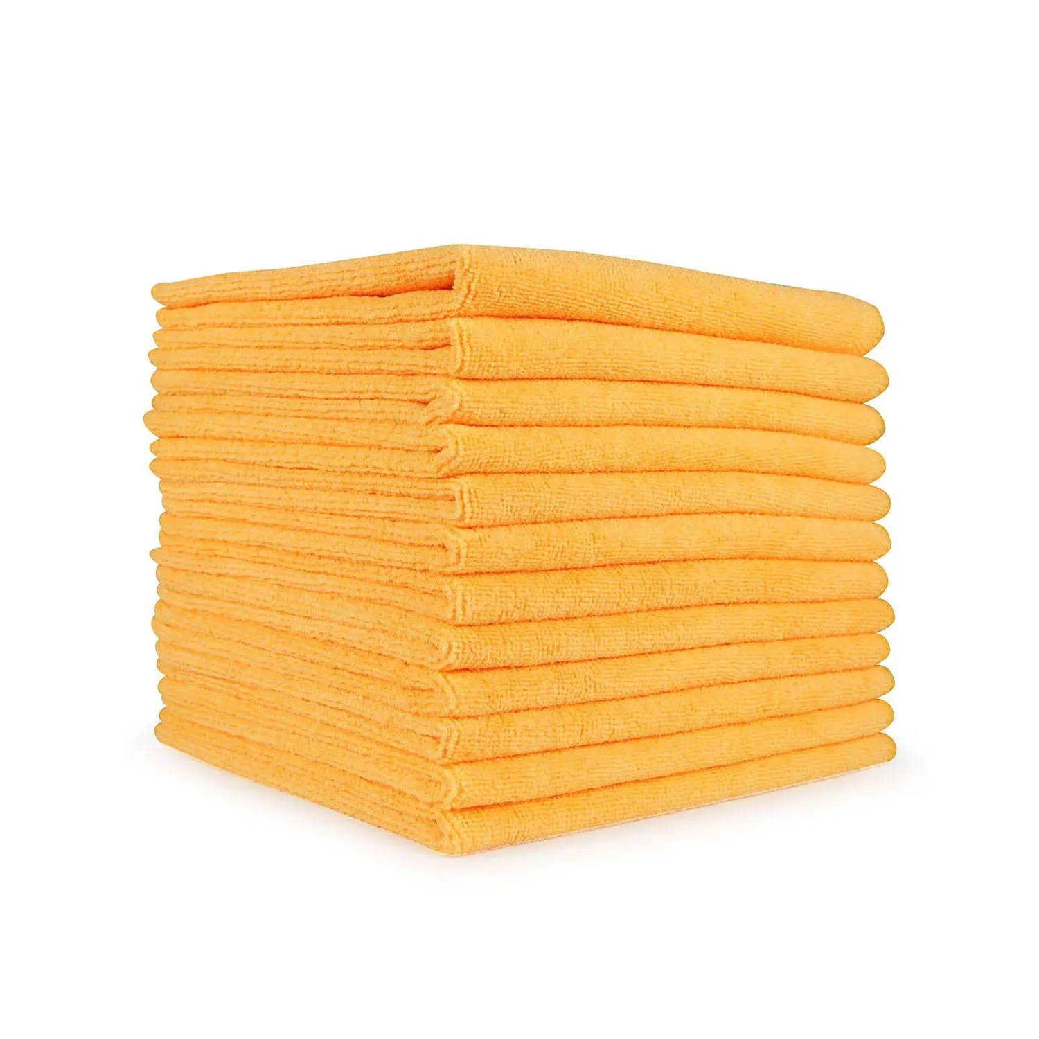 Monarch Brands Orange Microfiber Cloth, 16 x 16, 49 gram , 1 Dozen