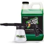 Slick Products Off-Road Wash (64 oz.) + Garden Hose Foam Gun Bundle - Super Concentrated Bike, ATV, UTV, Truck Wash Foam Shampoo for Heavy Dirt and Mu