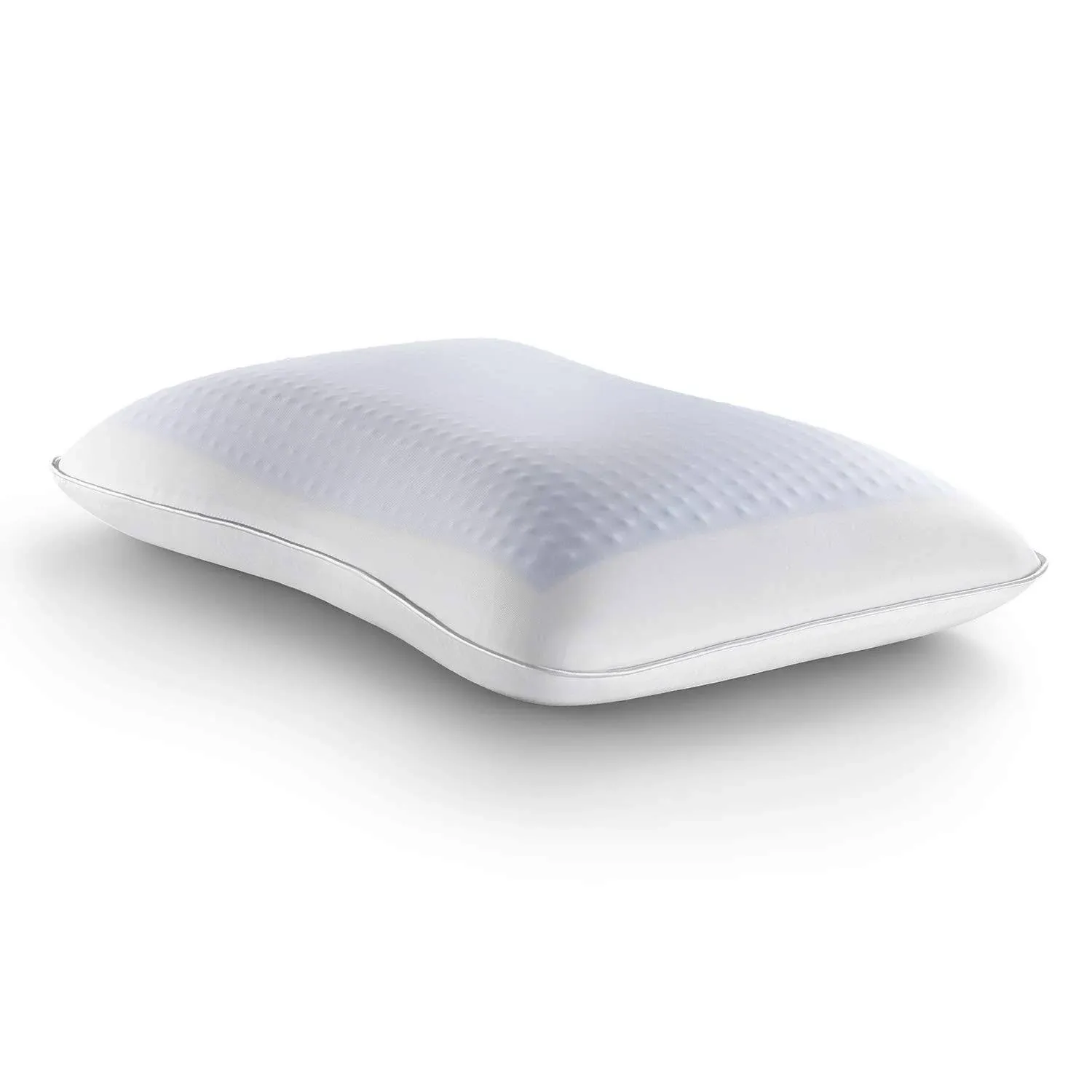 PureCare Cooling Gel-egant Sculpted Memory Foam and Gel Pillow Featuring Reversible Comfort & Sculpted Support, King (PCFRIOG611)