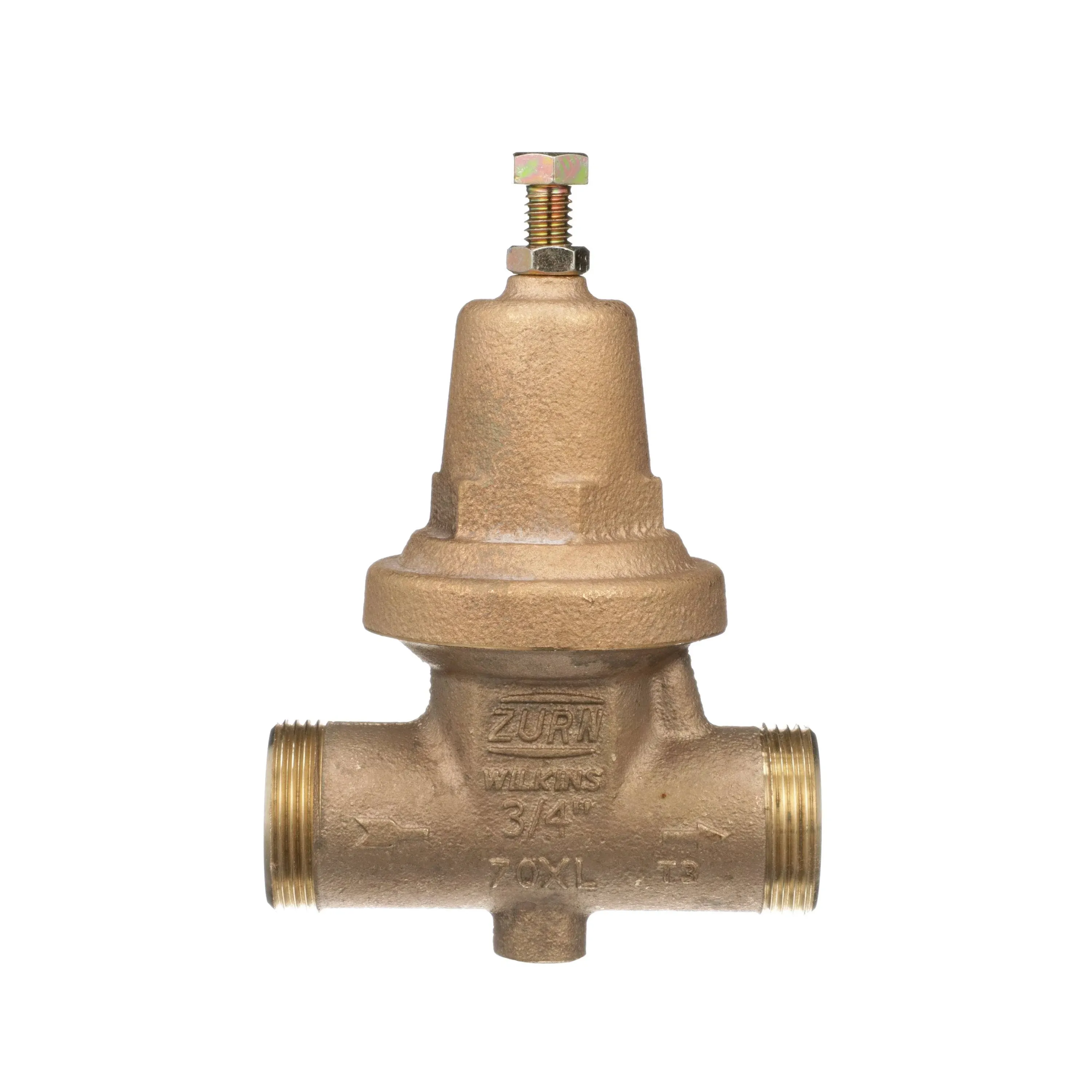 Wilkins Pressure Reducing Valve Double Union Copper Swet 3/4 in. Lead Free Zurn 34-70XLDUC