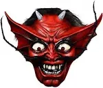 Licensed Iron Maiden Mask Number Of The Beast Devil Deluxe Eddie Puppet Adult