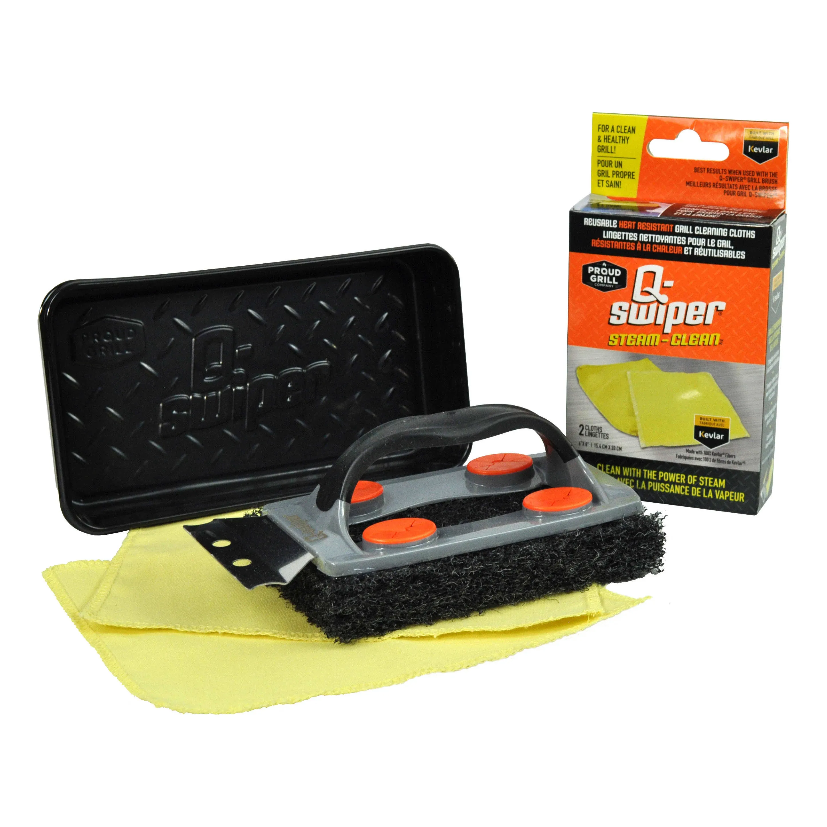 Proud Grill Q-Swiper Steam-Clean Grill Cleaning Kit