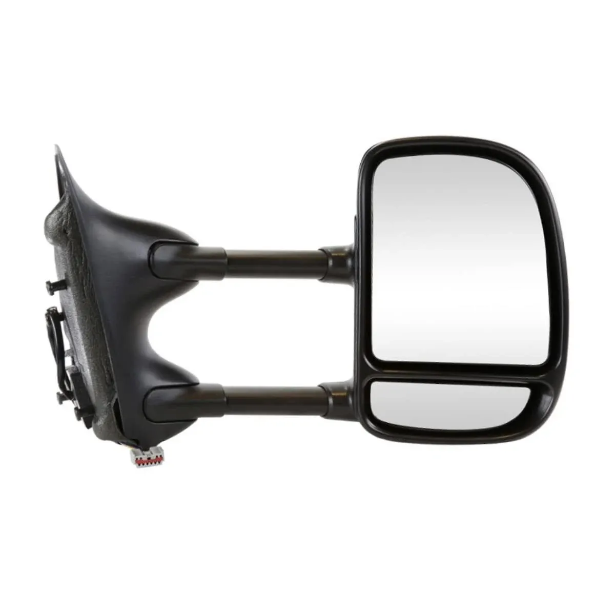 Passenger Tow Mirror Power Black for Ford F-250 Super Duty F-350 Super Duty 6.0L