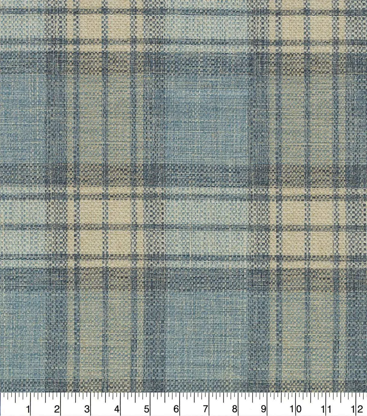 Waverly - Premium Woven Cotton Fabric by The Yard, DIY, Craft, Project, Sewing, Designer Upholstery and Home Decor, 54" Wide (Kintyre Plaid Collection, Caspian)