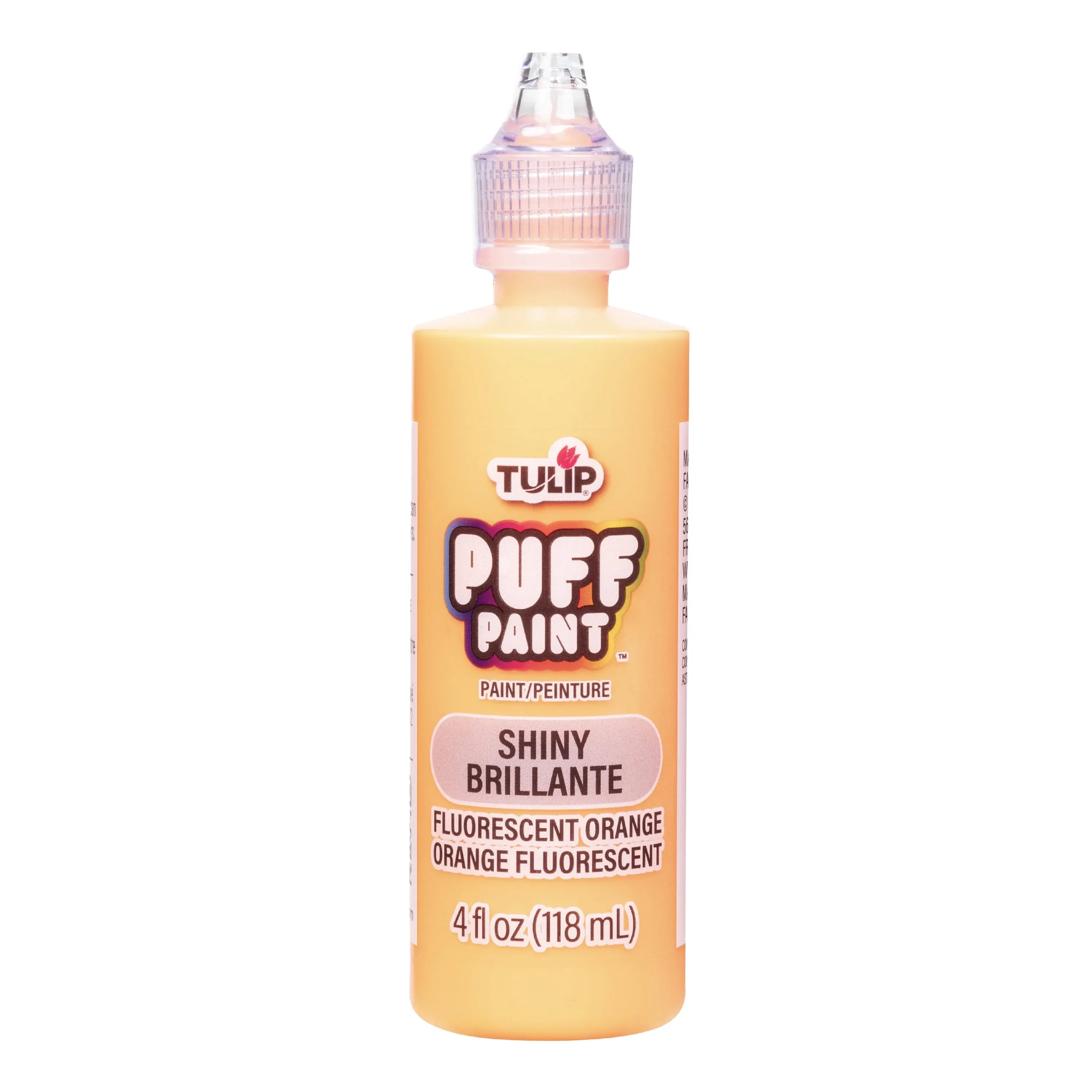 Tulip Dimensional Fabric Paint 4 oz. Slick Fluorescent Orange