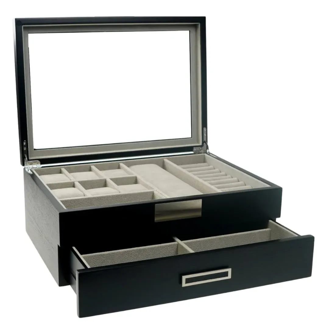 Decorebay Super Star Luxury Watch &amp; Sunglasses Display Case &amp; Jewelry Organizer