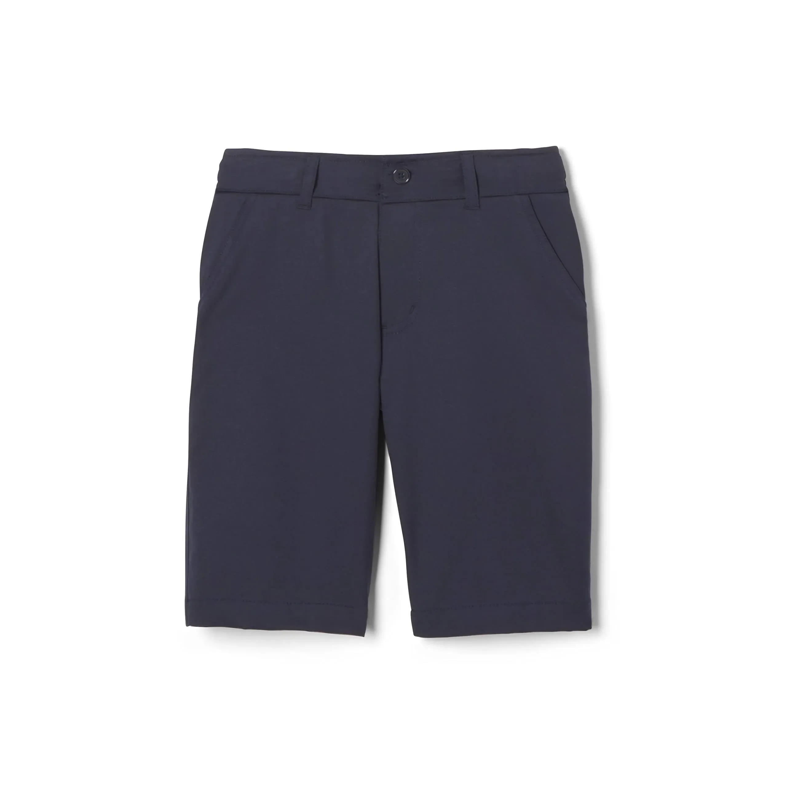 French Toast Boys' Flat Front Stretch Performance Short