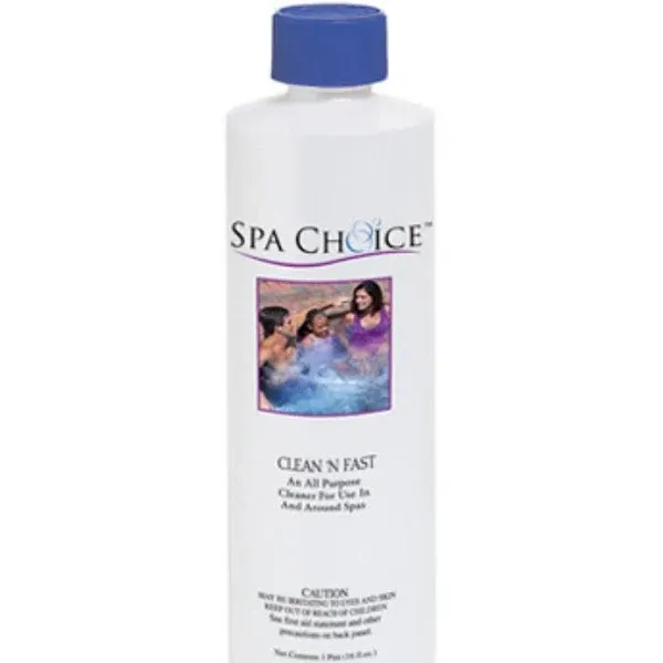 Spa Choice Clean N Fast Spa &amp; Hot Tub All Purpose Cleaner - 4 x 1 Pint