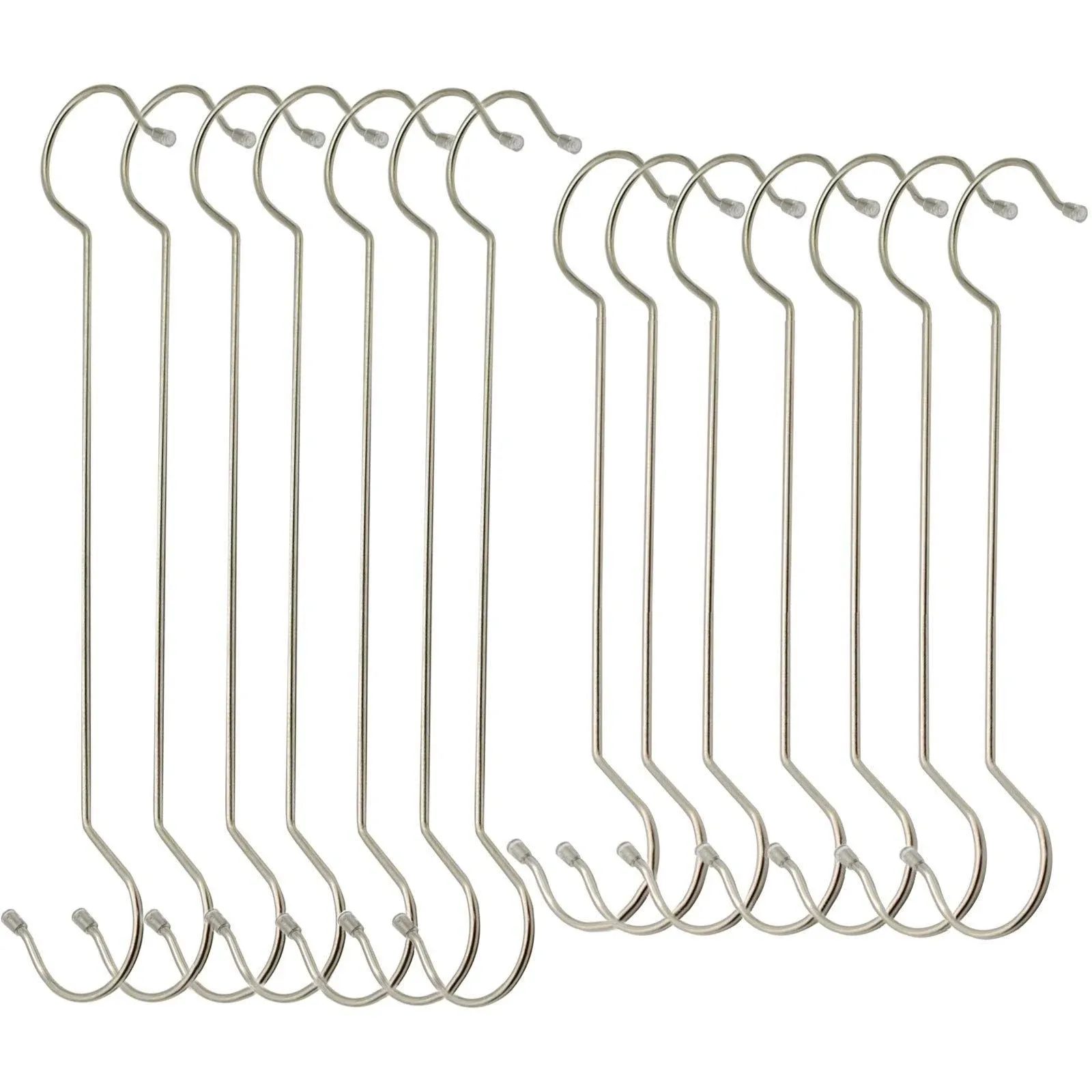 14 Pack 12 &amp; 16 Inch Heavy Duty S Hooks for Hanging Plants Bird Feeders