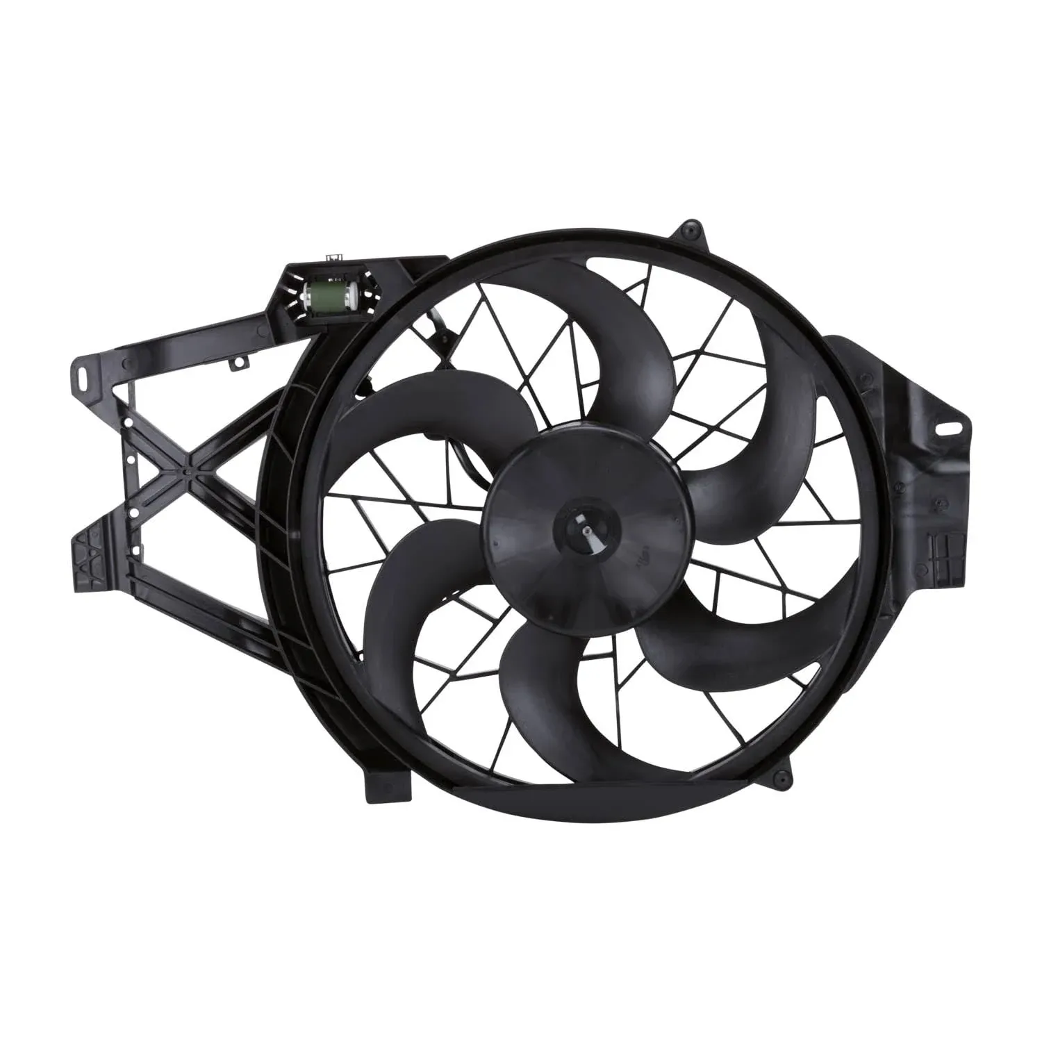 Ford Mustang Dual Radiator and Condenser Fan Assembly | TYC 620650