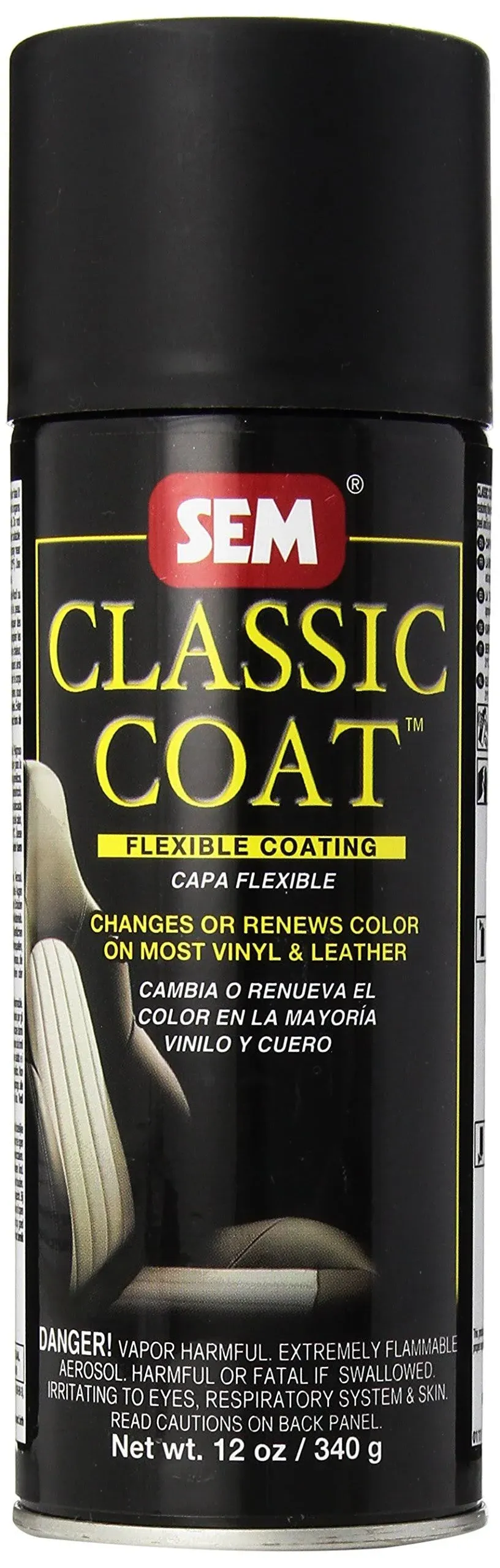 SEM 17503 Classic Coat, Limo Flat Black