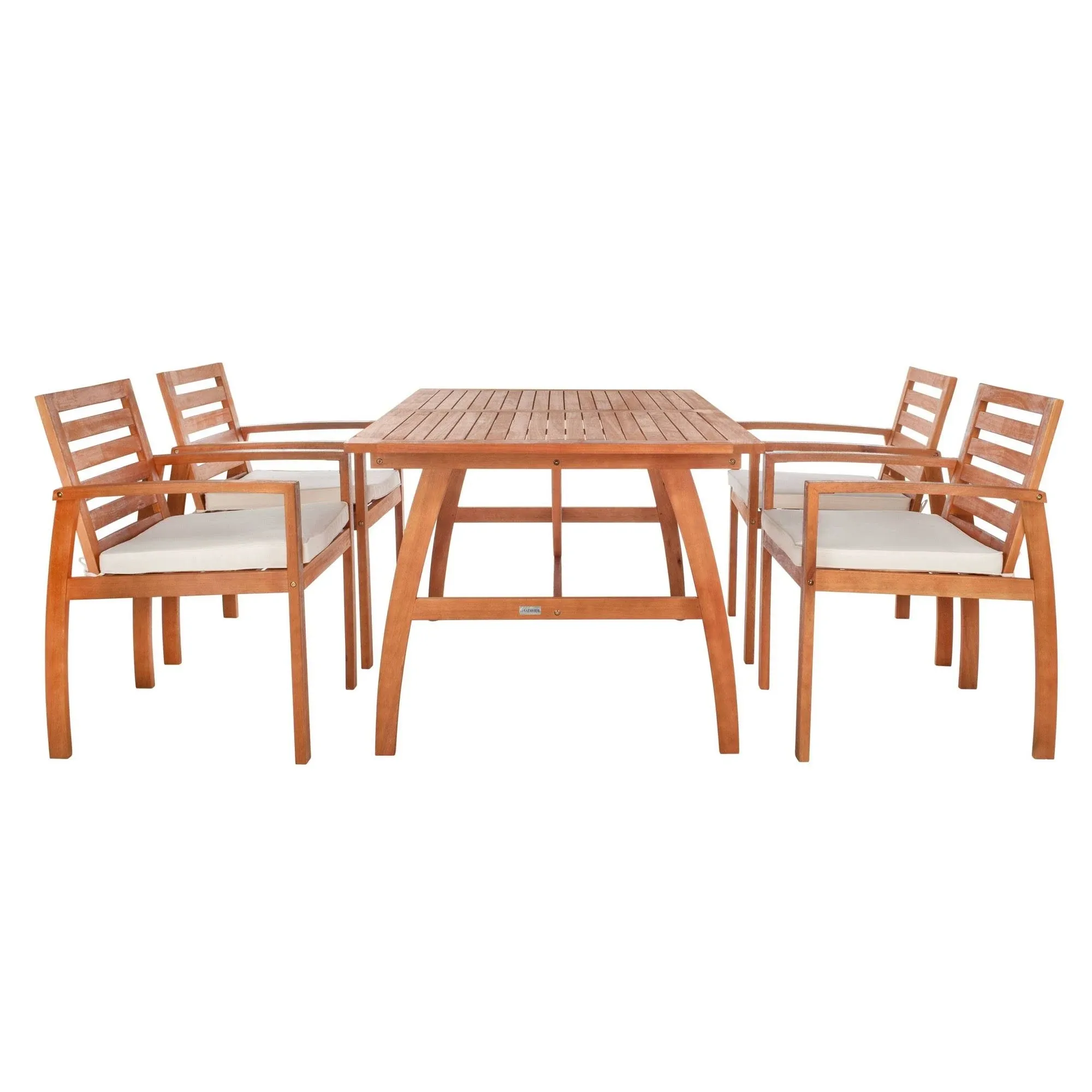 Safavieh Venly Dining Set - Natural/Beige