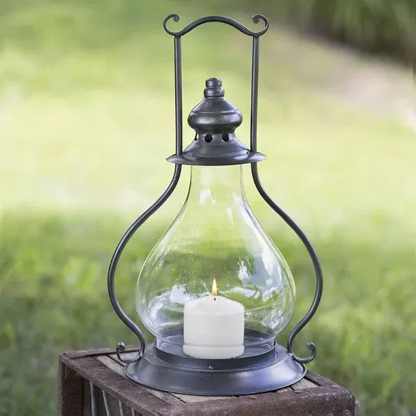 Gunmetal Sydney Candle Lantern