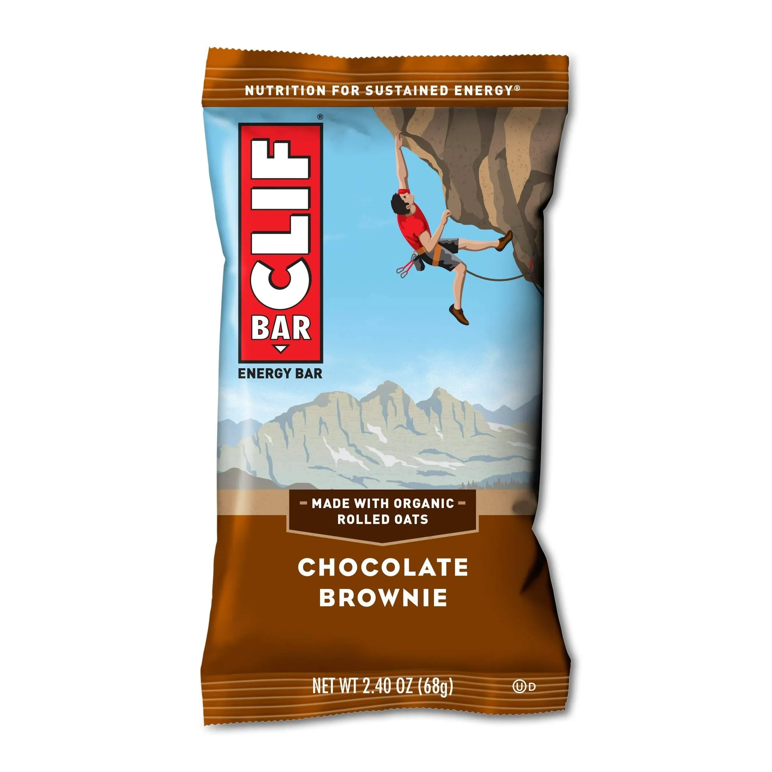 Clif Bar, 2.4 Ounce - Organic Chocolate Brownie (12 Pack)