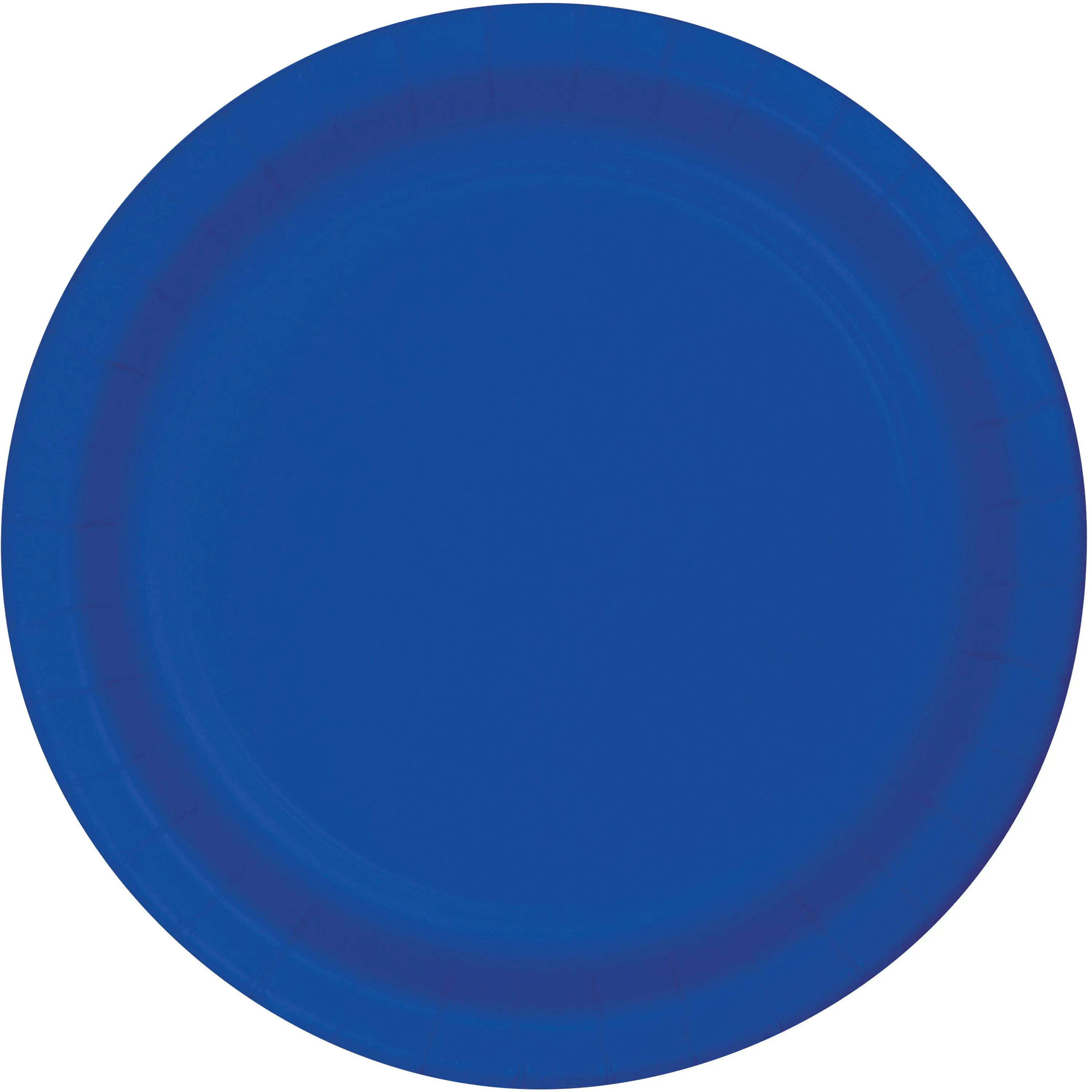 Cobalt Blue 10 Inch Paper Plates 24 Pack Party Tableware Decorations Supplies