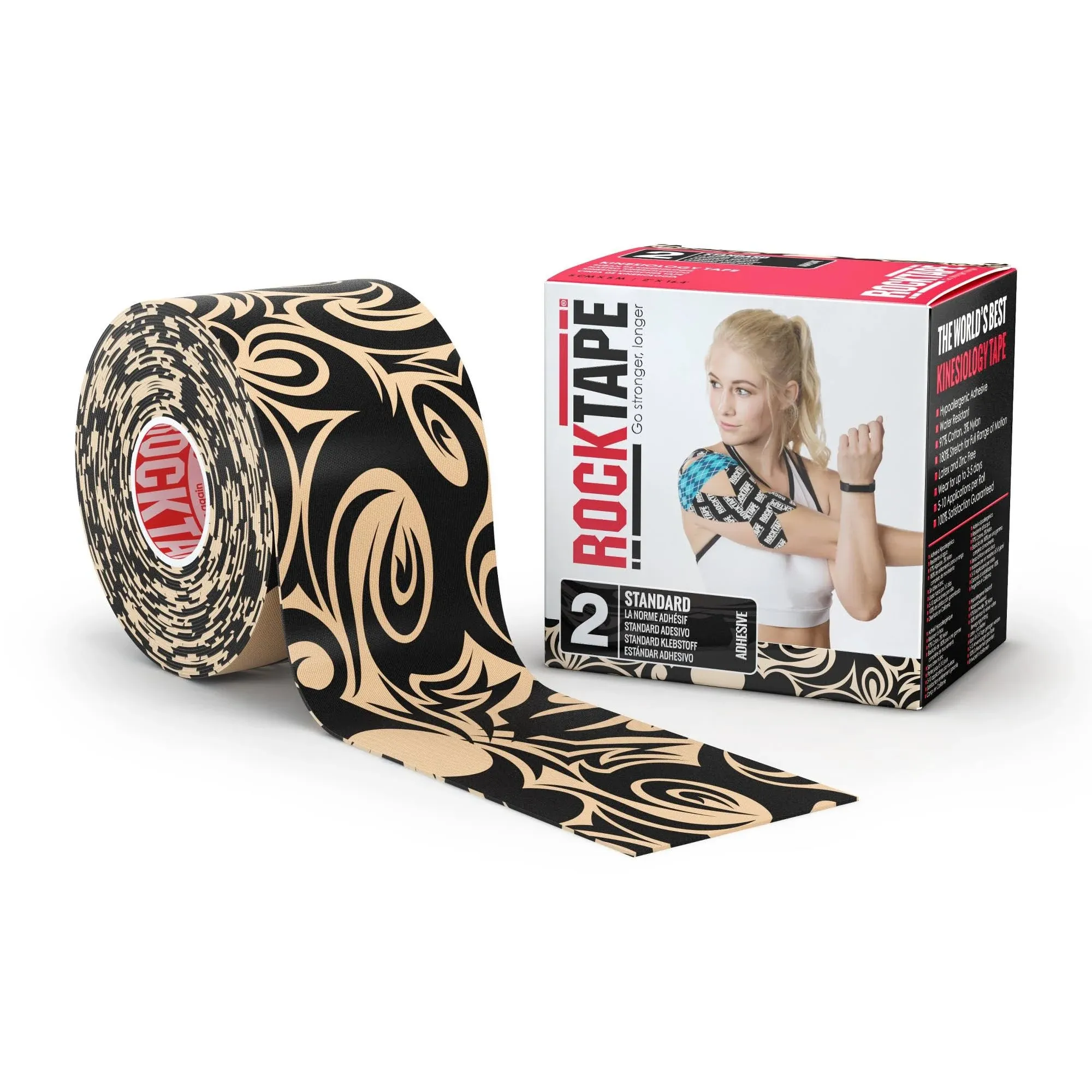 RockTape, Tattoo, 2" x 16.4' (5cmx5m)