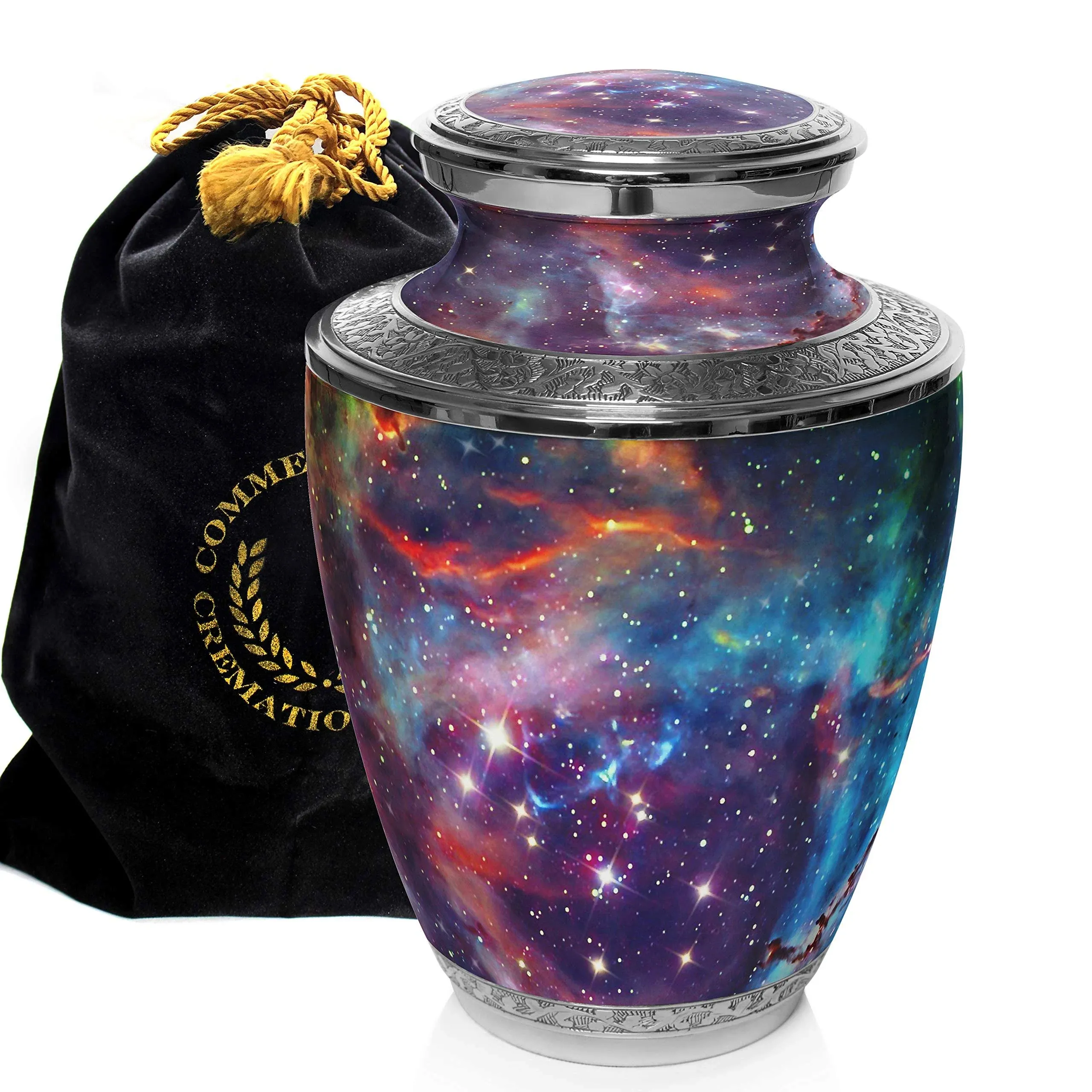 Supernova Cremation Urn for Ashes for Women - Personalized Cremation Urns for Human Ashes Adult Female Decorative Urns - Beautifully Handcrafted Set of 4 Small Urn for Ashes for Women