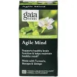 Gaia Herbs Agile Mind 60 Vegan Caps