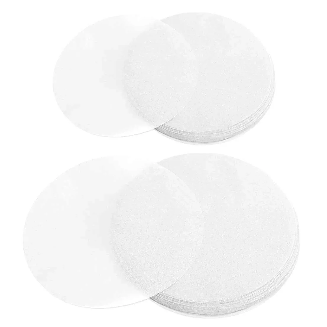 Ergonflow 100 Sheets Parchment Paper Rounds 6" and 8" Diameter-Non-Stick Cake Pan Liner Circles,Cookie Baking Sheets,Precut for Cake Baking, White