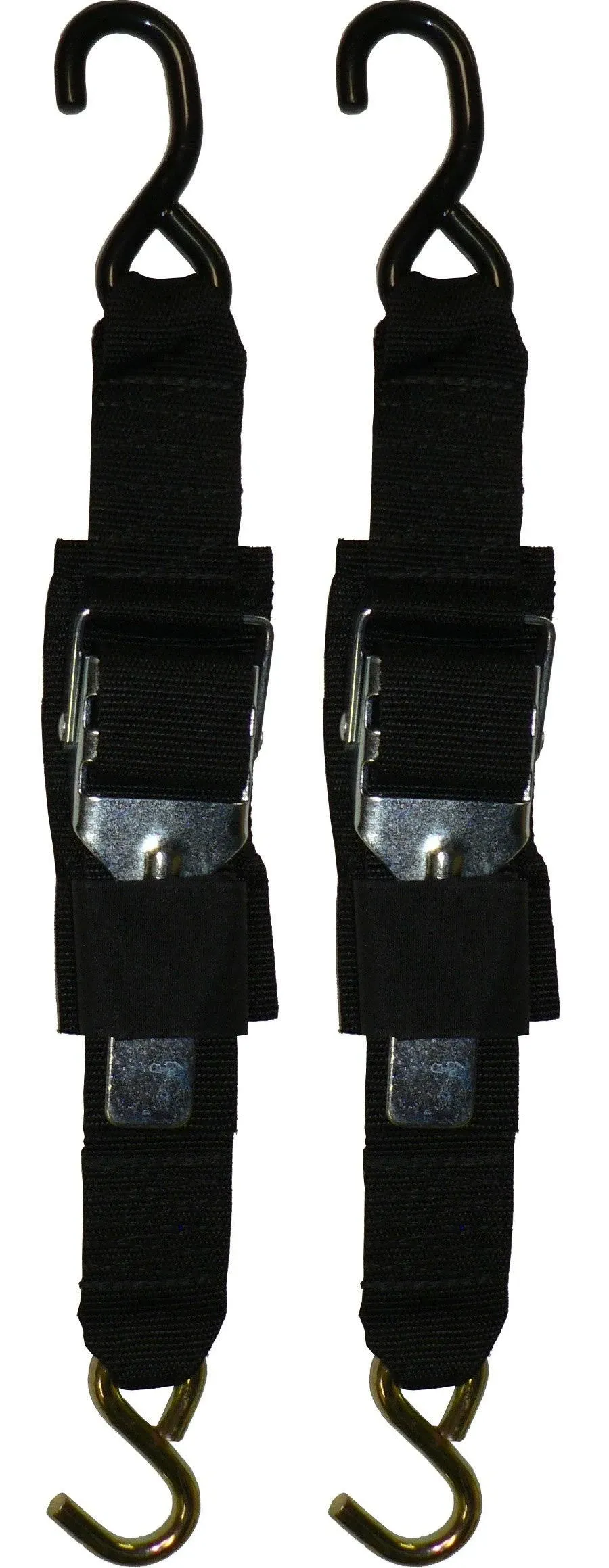 Rod Saver 2PB4 Paddle Buckle Trailer Tie Down 2" x 4' Pair