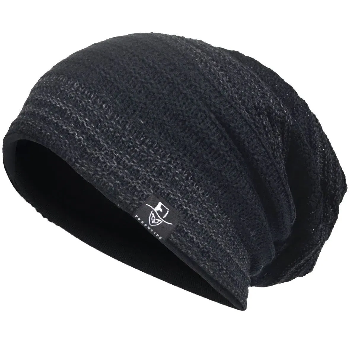 VECRY Mens Slouchy Beanie Knit Skull Cap Long Baggy Hip-hop Winter Summer Hat B305