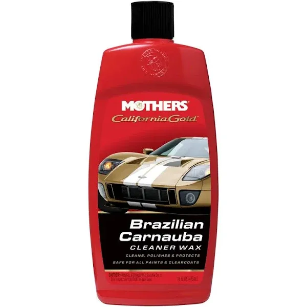 MOTHER&#039;S California Gold Brazilian Carnauba Cleaner Wax 16oz (6 BOTTLES)