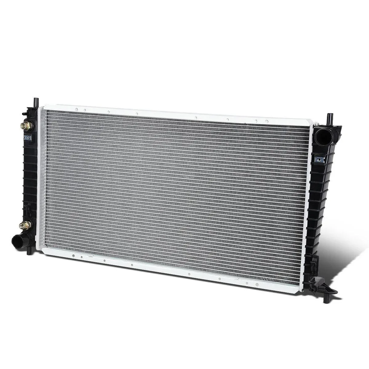 DNA Motoring OEM-RA-2257 OE Style Bolt-On Aluminum Core Radiator Compatible with 99-03 F150 / F250 F350 Super Duty, 99-02 Expedition, 31-7/8" W X 17-1/16" H X 1" D, 1-3/4" Inlet, 1-3/4" Outlet