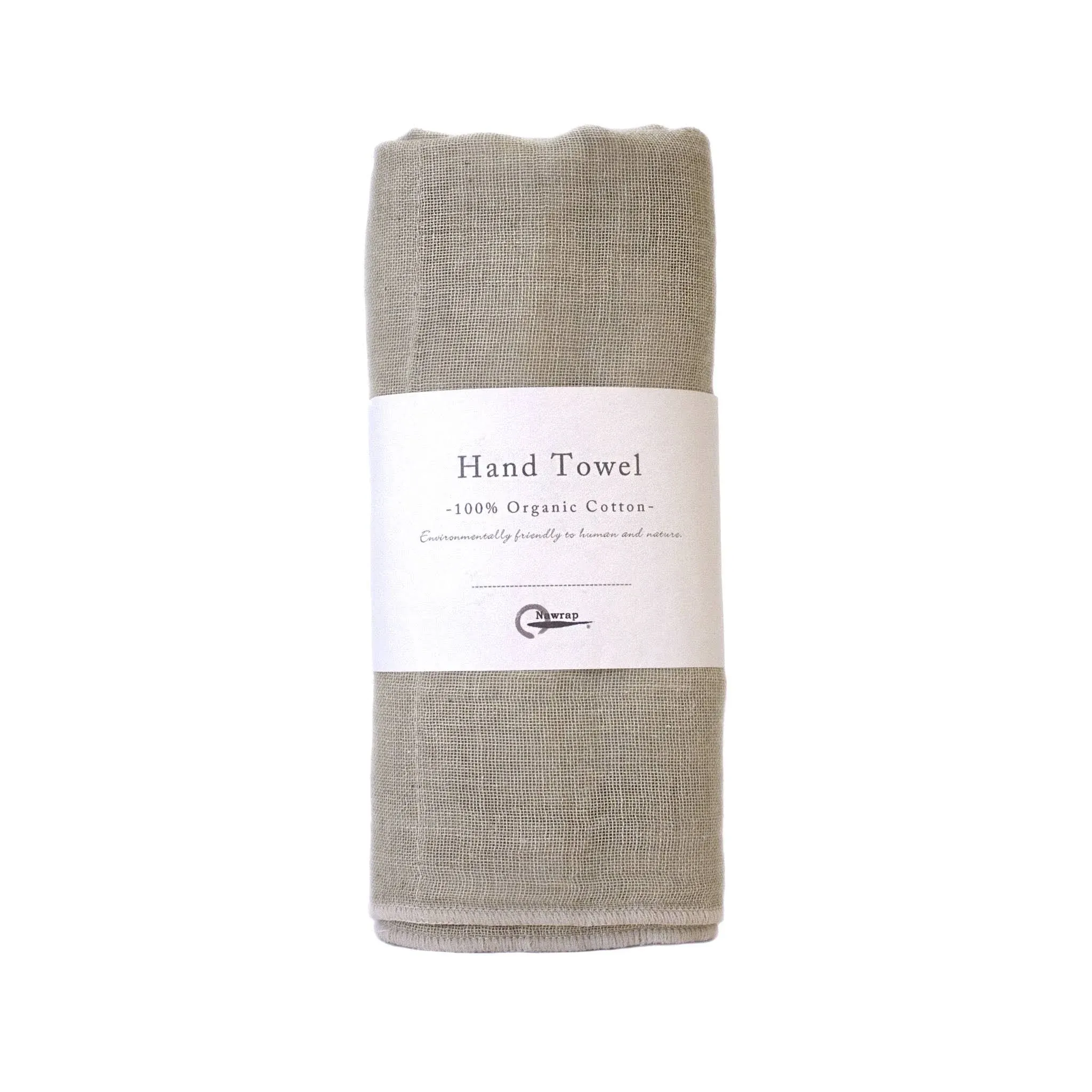 Nawrap Organic Cotton Hand Towel, Green