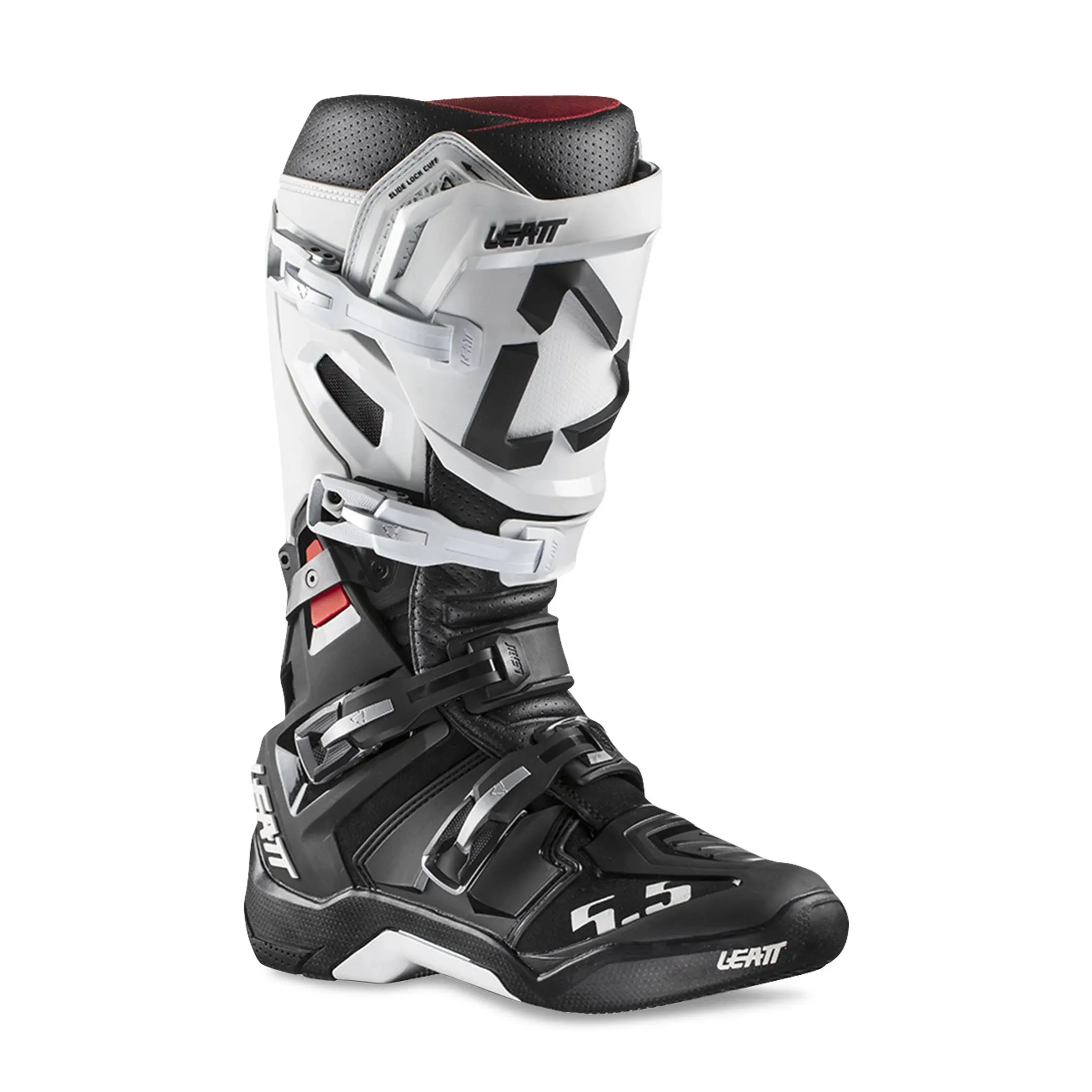 Leatt GPX 5.5 FlexLock Boots - White/Black - 8