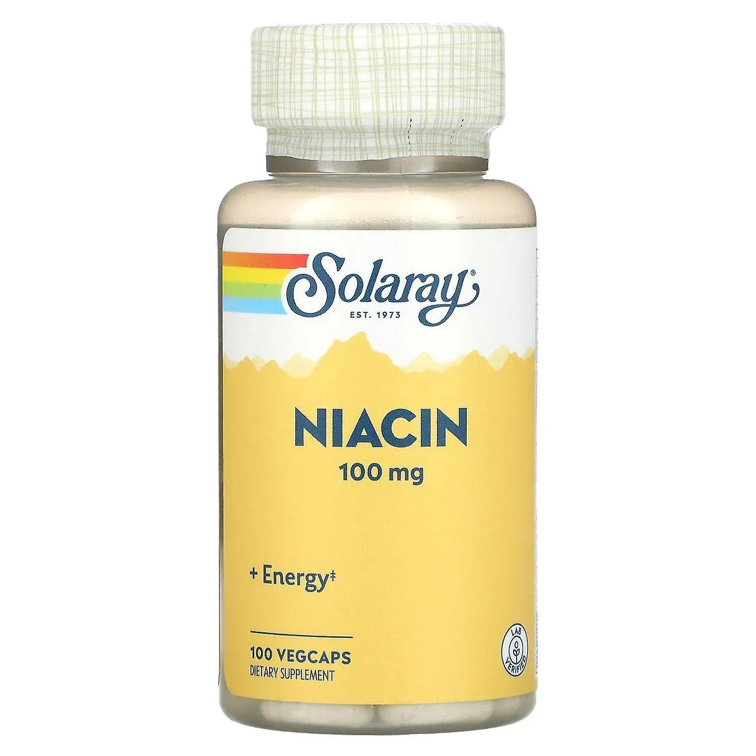 Solaray Niacin 100mg 100 caps