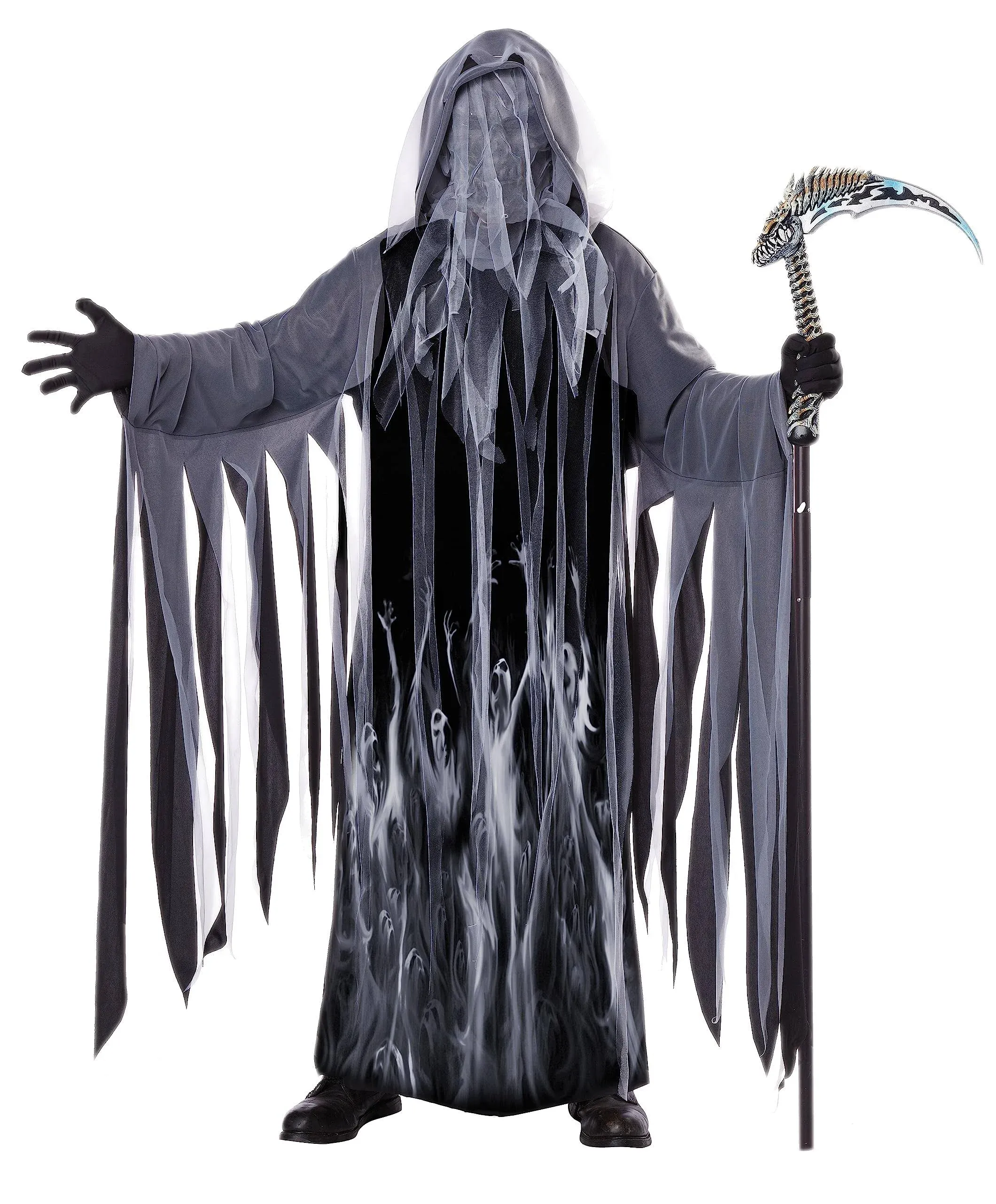 Soul Taker Grim Reaper Ghost Spirit Death Horror Halloween Adult Mens Costume