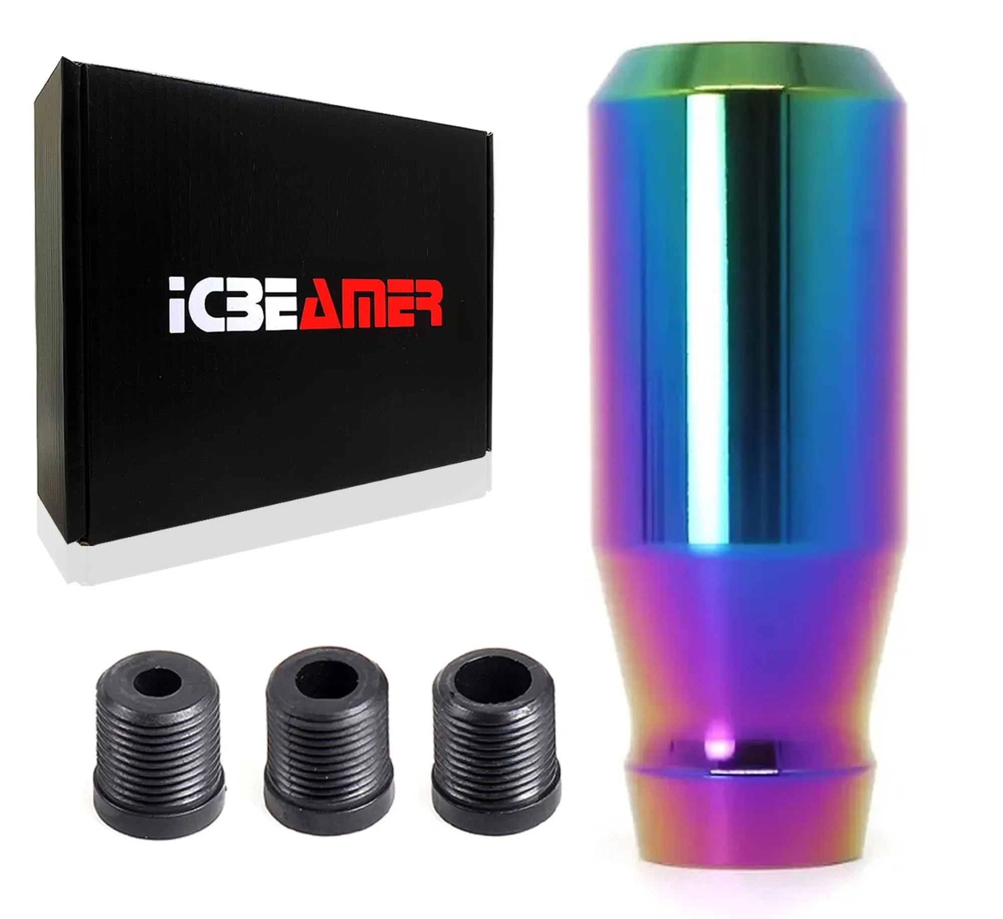 ICBEAMER Racing JDM Style Manual Stick Shift Transmission Only Neo Chrome Aut...