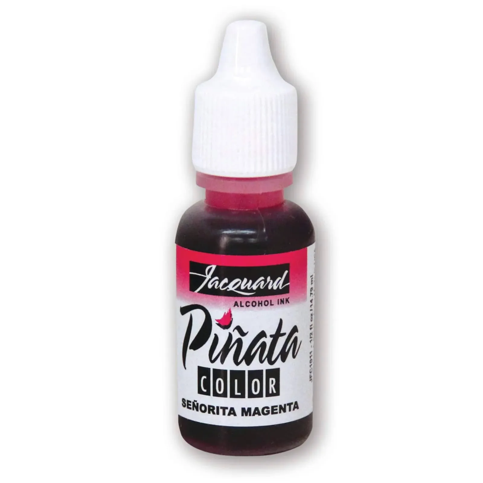 Jacquard Pinata Alcohol Ink - Senorita Magenta - Professional and Versatile Ink That Produces Color Saturated and Acid-Free Results - 1/2 Fluid Ounce - Made in The USA