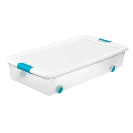 Sterilite Wheeled Latching Storage Box